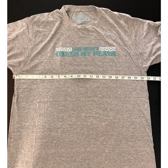LUKE BRYAN Official Crash My Playa Riviera Cancun MX Gray T-Shirt Large‎ - Picture 6 of 8